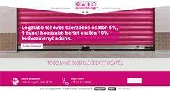 Desktop Screenshot of euroministorage.hu